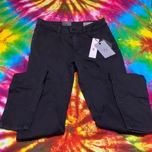 TALL mid-rise VERO MODA black pants